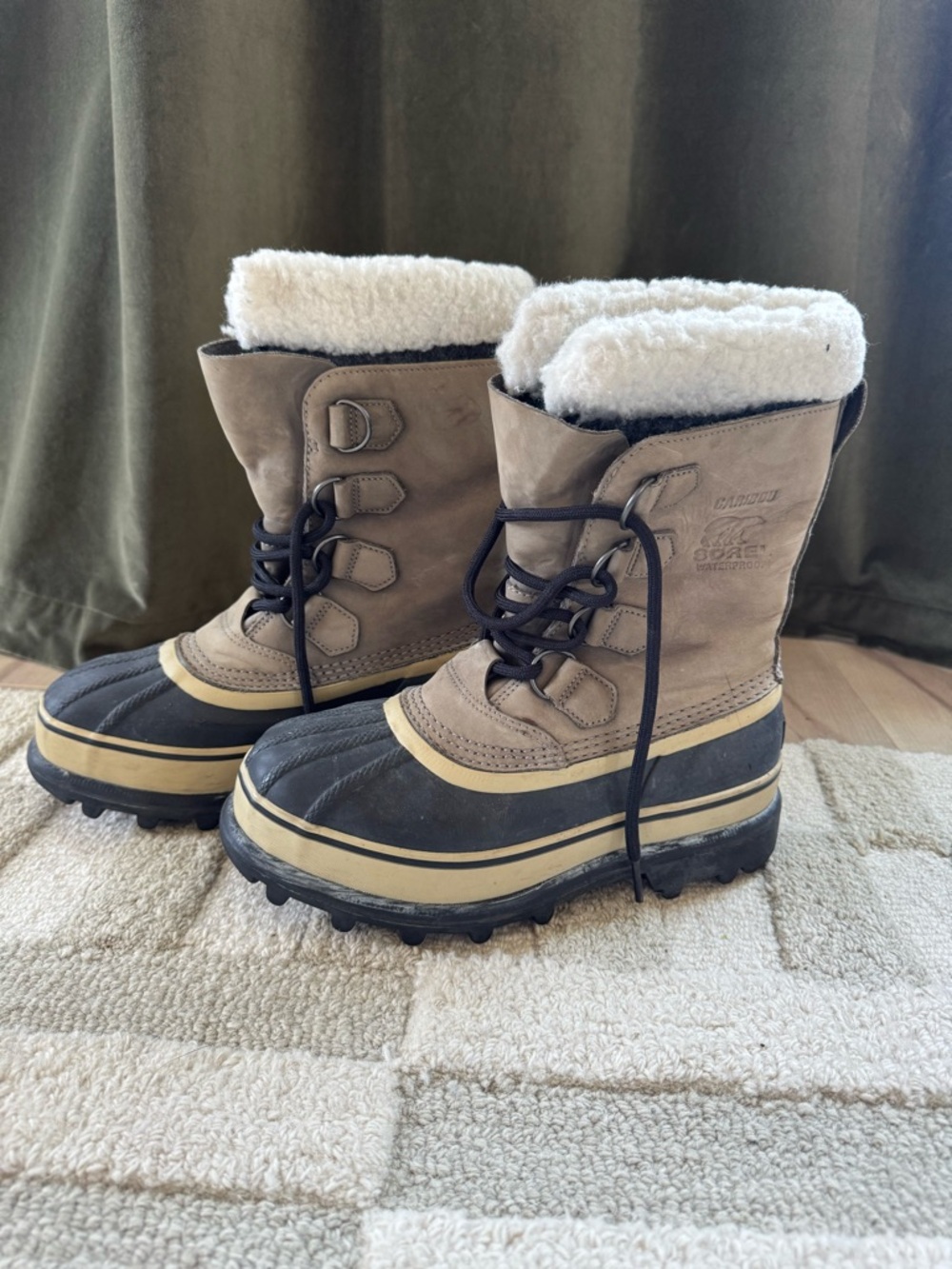 Sorel Caribou Winter Boots Size 7 Snow Boots Waterproof